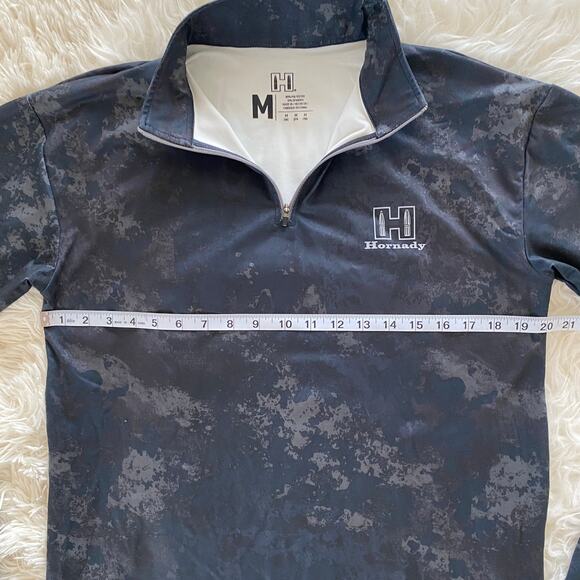 Hornady Performance Men's Shade 1/4 Zip in Black Camo, size M - Picture 6 of 8